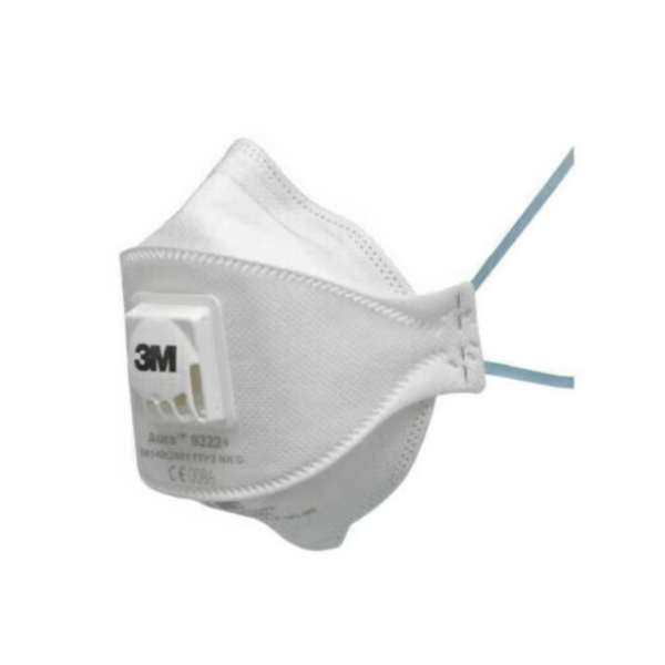 A picture of the 3m 9332A P2 Mask.