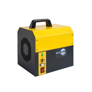This is a picture of the Lion Portable Ozone Decomposer, with its bright yellow and black chassis, it is a portable Ozone decomposer--the perfect companion to any ozone generator.