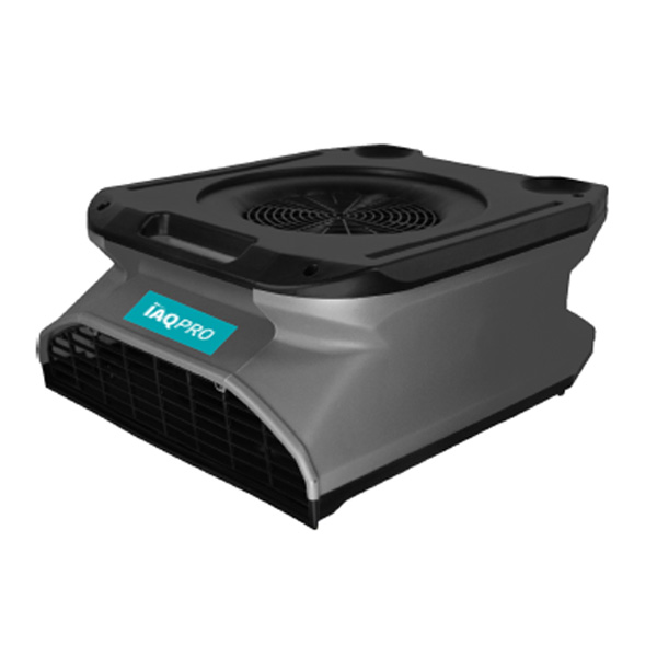 The IAQ Pro Ventus low profile air mover is easily stackable and is lightweight. It achieves all this whilst being an efficient carpet dryer.